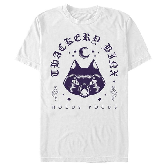Men's Hocus Pocus Thackery Binx Protector  Graphic Tee White Small