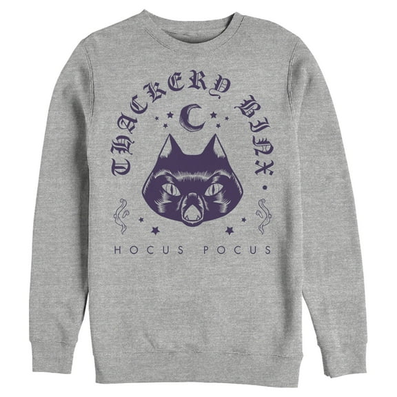 Men's Hocus Pocus Thackery Binx Protector Sweatshirt Athletic Heather 2X Large