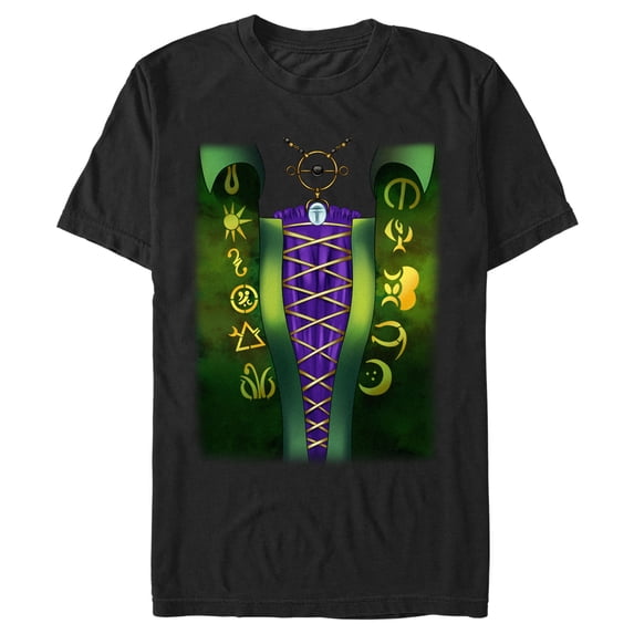 Men's Hocus Pocus Winifred Costume Graphic Tee Black Medium