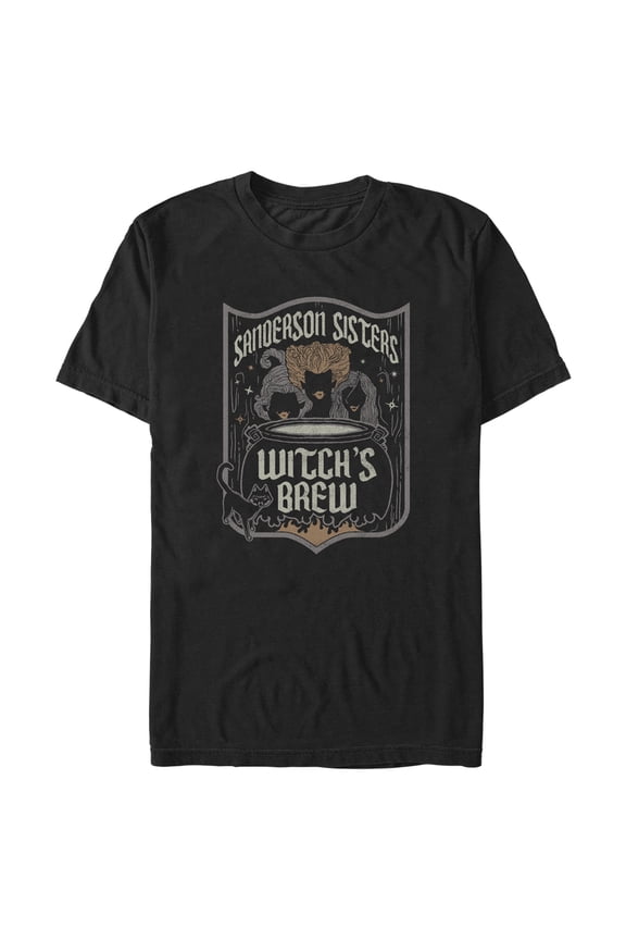 Men's Hocus Pocus Witch's Brew Graphic Tee Black Large