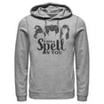 thumbnail image 1 of Men's Hocus Pocus Witch's Spell on You  Pull Over Hoodie Athletic Heather X Large, 1 of 3