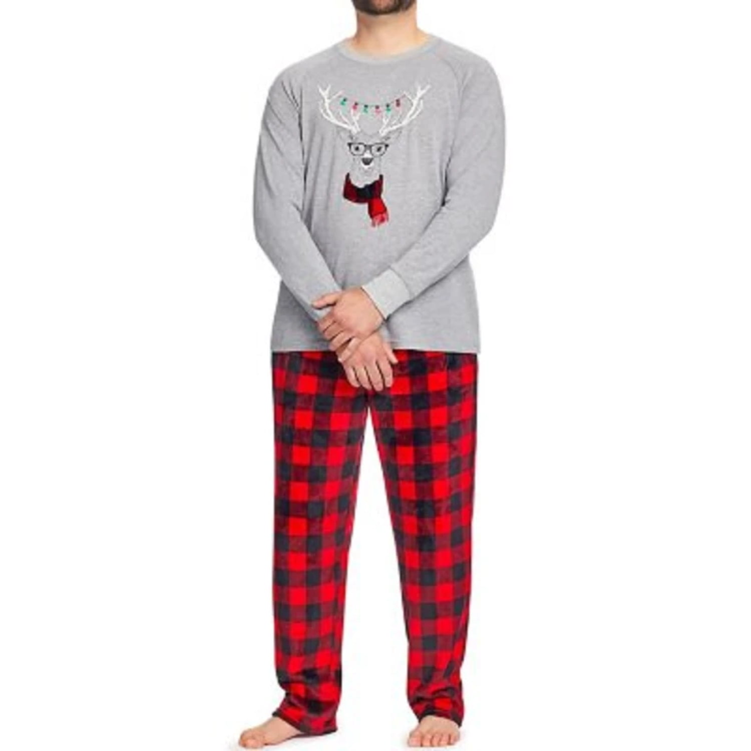 Reindeer best sale fleece pajamas