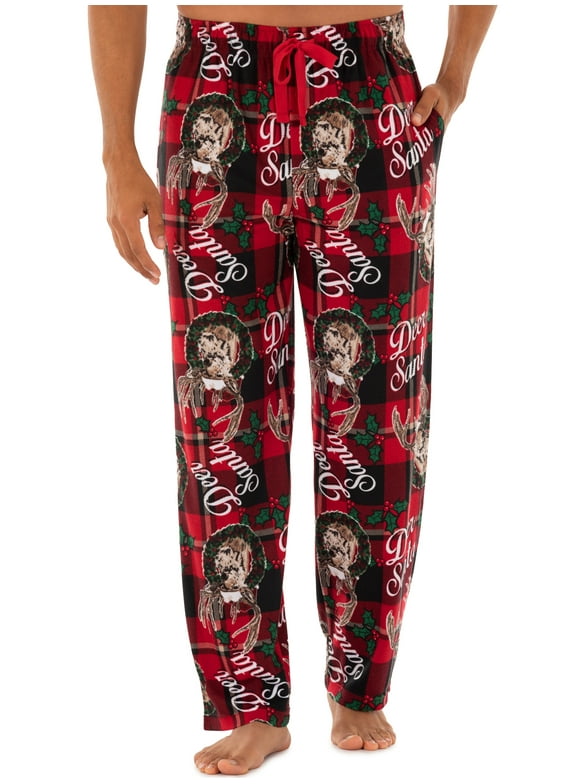 Men's Holiday Print Soft Microfleece Sleep Pant