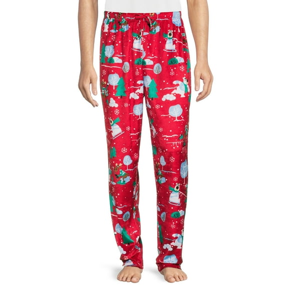 Men's Holiday Sleep Pants: SNOWBALL