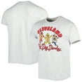 thumbnail image 1 of Men's Homage Ash Cleveland Guardians Team Hyper Local Tri-Blend T-Shirt, 1 of 3