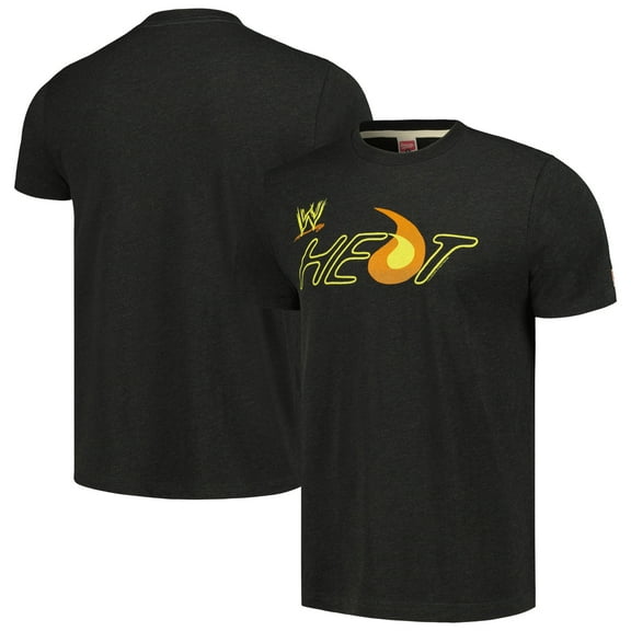 Men's Homage Black WWE Heat Tri-Blend T-Shirt