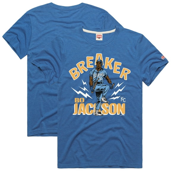 Men's Homage Bo Jackson Royal Kansas City Royals Graphic Player T-Shirt