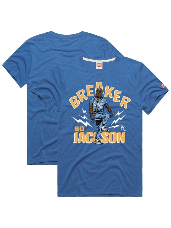 Men's Homage Bo Jackson Royal Kansas City Royals Graphic Player T-Shirt