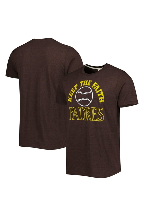 Men's Homage Brown San Diego Padres Hyper Local Tri-Blend T-Shirt
