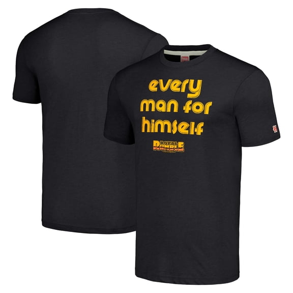Men's Homage Charcoal Royal Rumble Every Man For Himself Tri-Blend T-Shirt