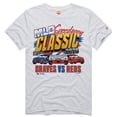 thumbnail image 1 of Men's Homage Gray Cincinnati Reds vs. Atlanta Braves 2025 MLB Speedway Classic Tri-Blend T-Shirt, 1 of 1
