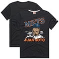 thumbnail image 1 of Men's Homage Juan Soto Charcoal New York Mets Graphic Player T-Shirt, 1 of 3