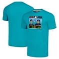 thumbnail image 1 of Men's Homage Julio Rodriguez & Luis Castillo Aqua Seattle Mariners MLB Jam Tri-Blend T-Shirt, 1 of 3