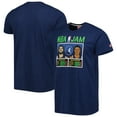 thumbnail image 1 of Men's Homage Karl-Anthony Towns & Anthony Edwards Navy Minnesota Timberwolves NBA Jam Tri-Blend T-Shirt, 1 of 3