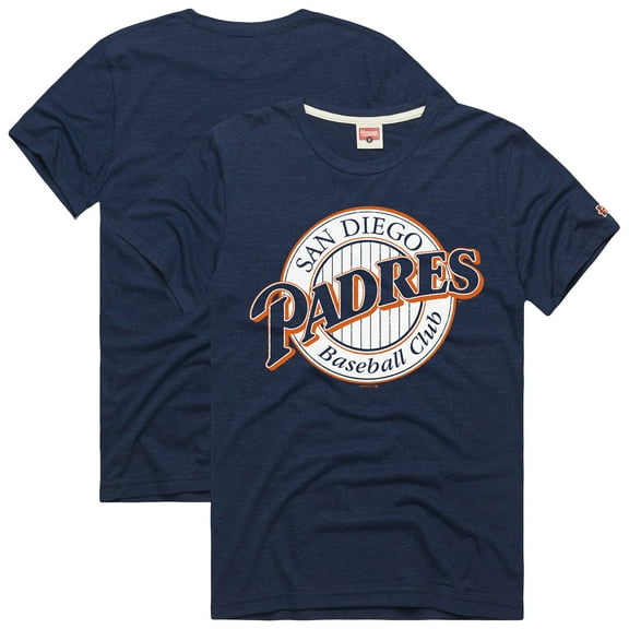 Men's Homage  Navy San Diego Padres Hyper Local Refresh Tri-Blend T-Shirt