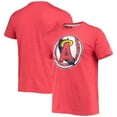 thumbnail image 1 of Men's Homage Red Los Angeles Angels Hand-Drawn Logo Tri-Blend T-Shirt, 1 of 3