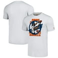 thumbnail image 1 of Men's Homage Rome Odunze Ash Chicago Bears Caricature Player Tri-Blend T-Shirt, 1 of 3