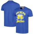 thumbnail image 1 of Men's Homage Royal Milwaukee Brewers Doodle Collection The Brew Crew Tri-Blend T-Shirt, 1 of 3