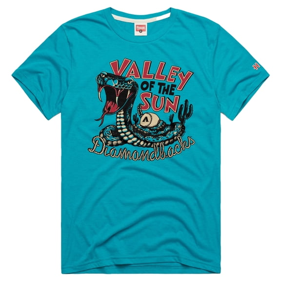 Men's Homage Teal Arizona Diamondbacks Tri-Blend Hyperlocal T-Shirt
