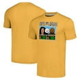 thumbnail image 1 of Men's Homage Troy Polamalu & James Harrison Gold Pittsburgh Steelers NFL Jam Retired Tri-Blend T-Shirt, 1 of 3