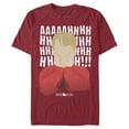 thumbnail image 1 of Men's Home Alone Kevin Ahhh Silhouette Graphic Tee Cardinal Small, 1 of 5