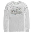 thumbnail image 1 of Men's Home Alone Kevin’s Battle Plan  Long Sleeve Shirt White X Large, 1 of 4