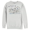 thumbnail image 1 of Men's Home Alone Kevin’s Battle Plan  Sweatshirt White Large, 1 of 4