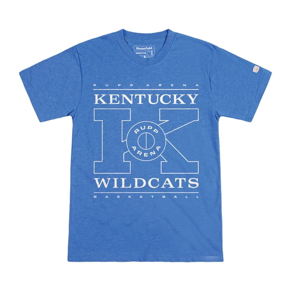 Men's Homefield Royal Kentucky Wildcats Basketball Vintage T-Shirt