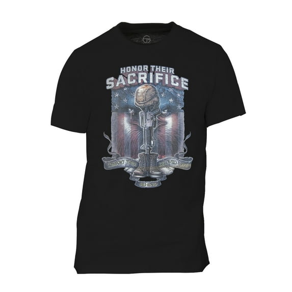 Men's Honor the Sacrifice Short-Sleeve T-Shirt - Black - Small