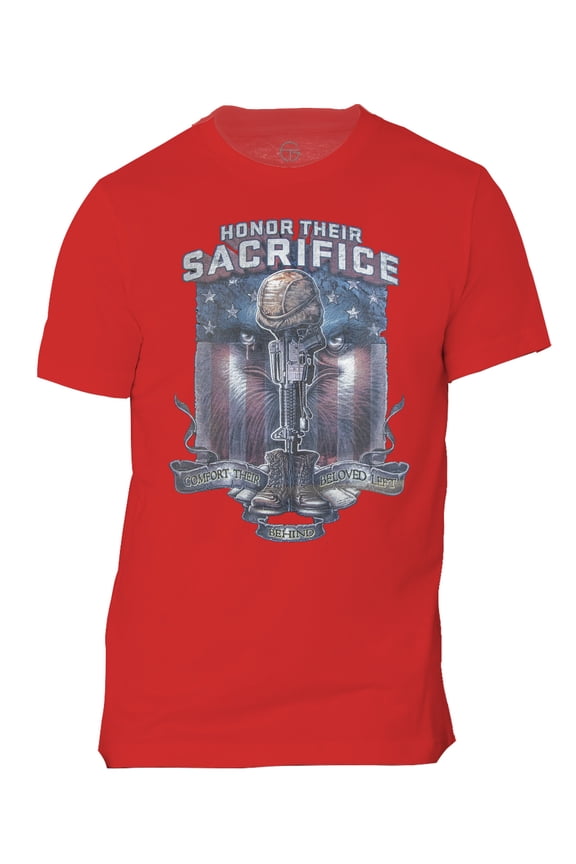 Men's Honor the Sacrifice Short-Sleeve T-Shirt - Red - Medium