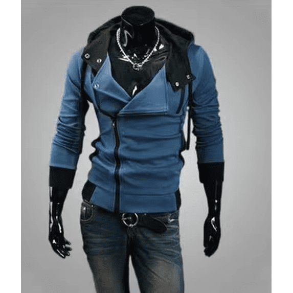 Men's Hooded Active Cool Casual Jacket Solid Coat