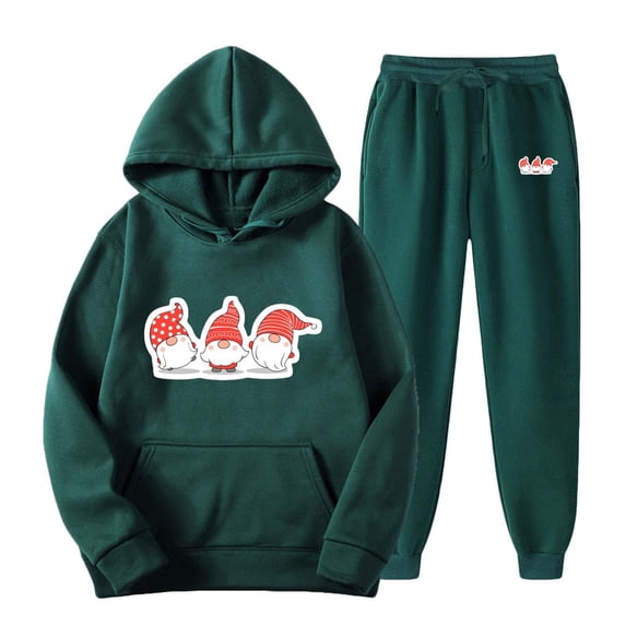 Men's Hooded Athletic Tracksuit Casual 2 Pieces Suits Color Block Hoodies and Sweatpants Set