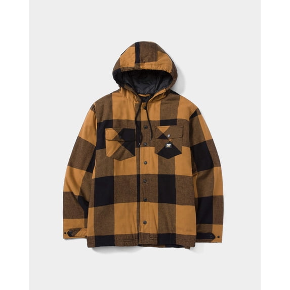 Men's Hooded Flannel Shirt Jac | CAT® WORKWEAR