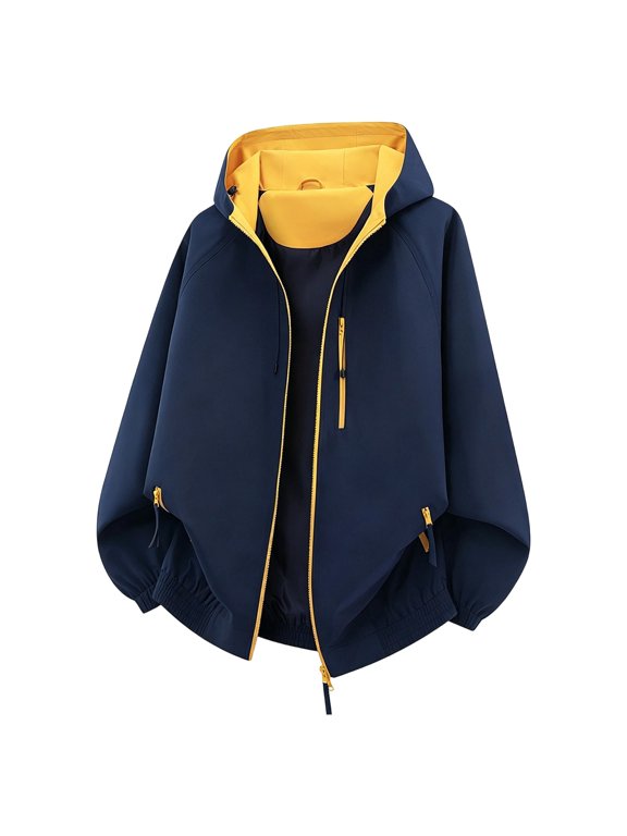 Men's Hooded Full Zip Softshell Jacket Water Resistant Warm Fall Winter Shell Coat for Cold Hiking Golf Travel Workout Casual Running Outdoor