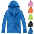 thumbnail image 1 of Men's Hooded Sun Protection Shirt Quick Dry UPF 50+ Waterproof Lightweight Breathable Outdoor Sports Fishing Hiking Casual Daily Athletic Streetwear | TOPLIU,Black L, 1 of 6