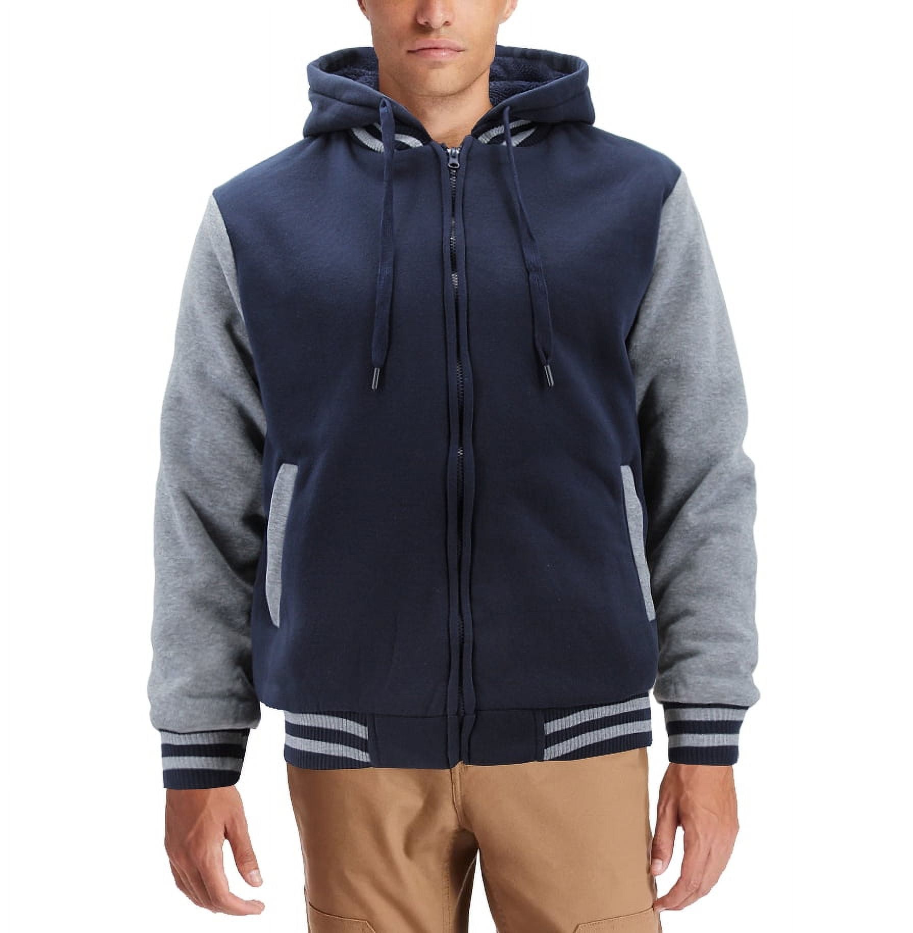 Custom Varsity Full-Zip Hooded good Sweater