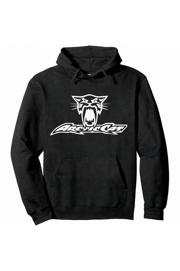 Men's Hoodie 280g 50% Cotton+50% Polyester - Arctic Cat Racing Snowmobile Powersports Pullover Hoodie, Power Sports, Snowmobile