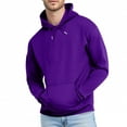 thumbnail image 1 of Men’s Hoodie Classic Red Pullover Sweatshirt Soft Fleece Adjustable Drawstring Hood Kangaroo Pocket Fall Winter Men Clothing,Size S-4XL, 1 of 5