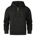 thumbnail image 1 of Men's Hoodie Hooded Sweatshirt With Zipper Multi Pocket Pullover Sports And Casual Sweatshirt Men's Hooded Sweatshirt, 1 of 2