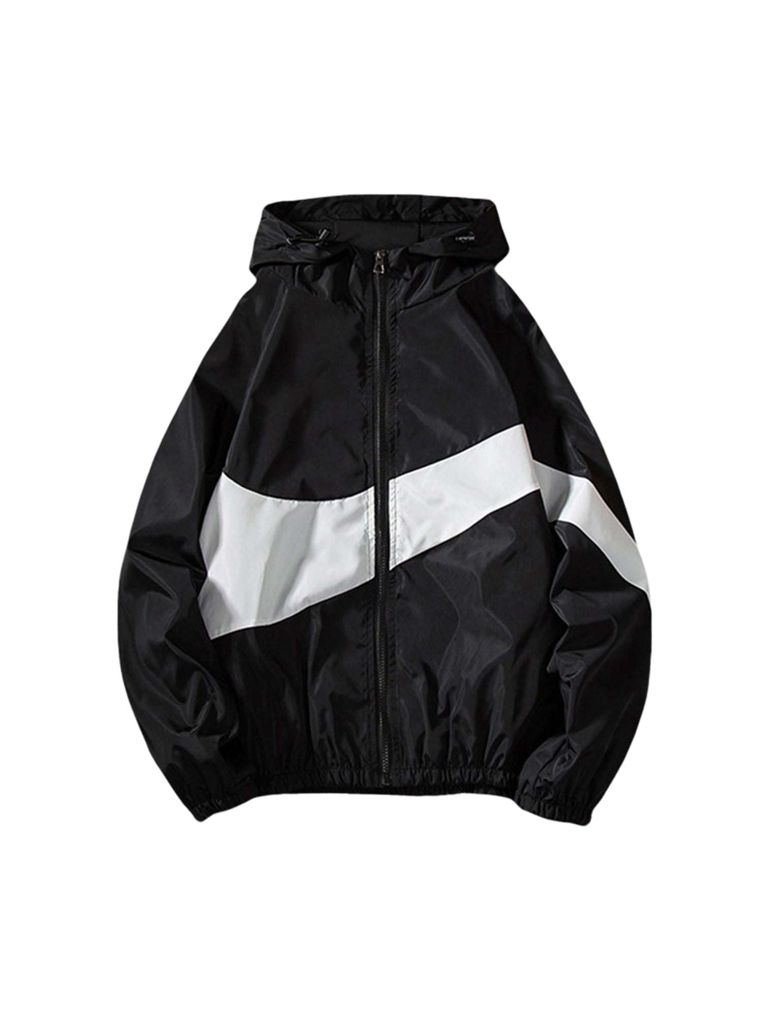 Men's Hoodie Jacket Running Cycling Jackets Thin Hooded Sweatshirt Long Sleeve Windbreaker