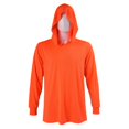 thumbnail image 1 of Men's Hoodie Shirts with Ridded Cuff Cotton Long Sleeve Crew Neck Active Hooded T-Shirts Sweatshirts Tee S-3XL Workout Hiking Fishing Outdoor, 1 of 2