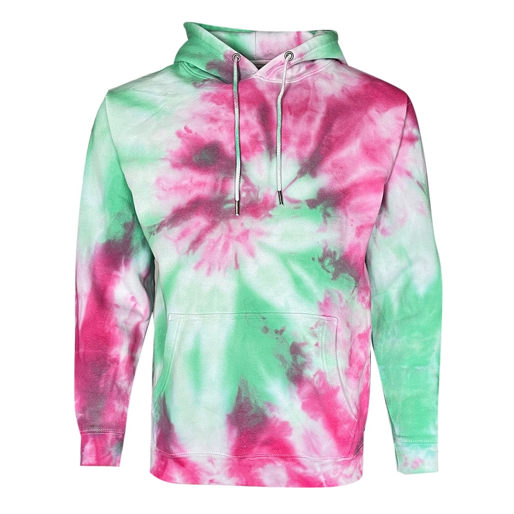 Pink tie hotsell dye hoodie mens