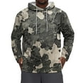 thumbnail image 1 of Men's Hoodies Fall Winter Loose-fitting Casual Camouflage Print Hooded Sweatshirt,Size M-3XL, 1 of 6