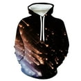 thumbnail image 1 of Men's Hoodies Oversized Graphic Printed Hooded Sweatshirts Lightweight Casual Long Sleeve Workout Gyms Athletic Pullover Sweater Tops, 1 of 4