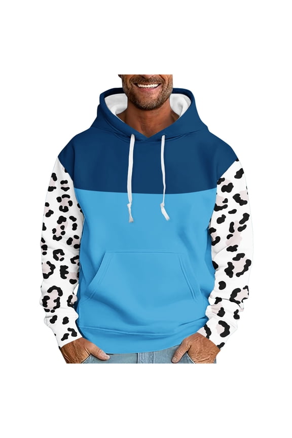 Men's Hoodies Pullover 3X Big and Tall Leisure Pullover Return Ancients Printed Sports Hooded Sweatshirts