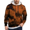 thumbnail image 1 of Men's Hoodies Pullover Hoodies Sweatshirts Modern Tie Dye Hoodie Casual Fall Winter, 1 of 4