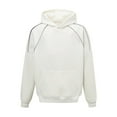 thumbnail image 1 of Men's Hoodies Sevevn Mens Contrast Seam Hoodies Comfy Long Sleeve Hooded Sweatshirts Fall Fashion Casual Pullover Tops, 1 of 3