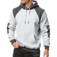 thumbnail image 1 of Men's Hoodies Sweatshirts Pullover Casual Gym Athletic Loose Hooded Sweatshirts Gray M, 1 of 3