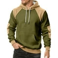 thumbnail image 1 of Men's Hoodies Sweatshirts Pullover Casual Gym Athletic Loose Hooded Sweatshirts Green 3XL, 1 of 3