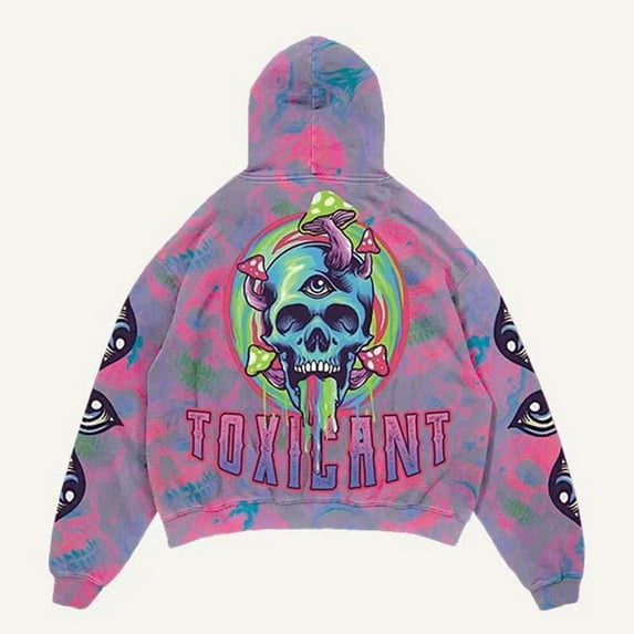 Men's Hoodies & Sweatshirts Stylish Loose Fit Halloween Season Design Comfortable Fabric Ideal for Casual Outings or Everyday Wear